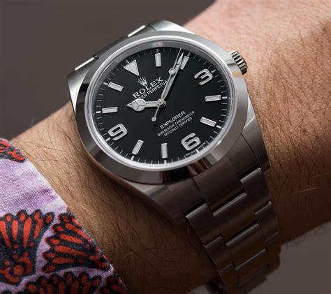 rolex explorer 1 too small|rolex steel explorer review.